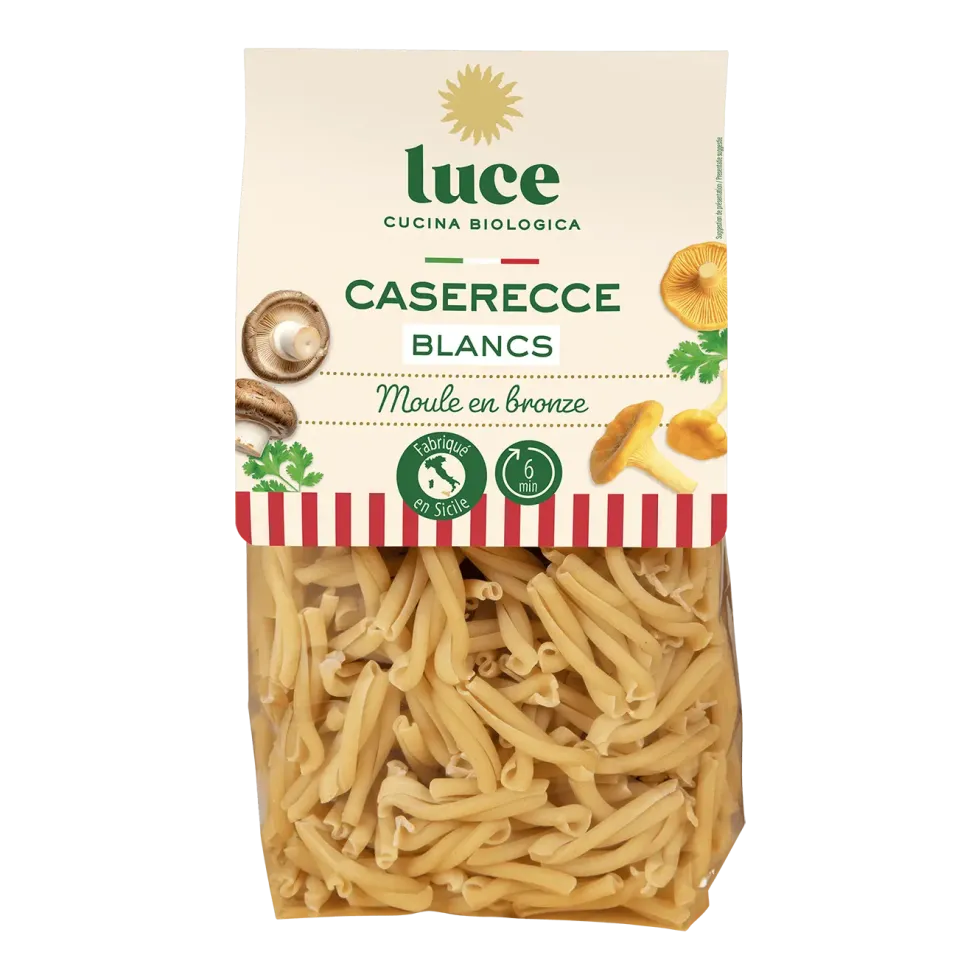 Caserecce blancs bio Luce - 500 g