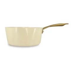 Casserole Menastyl Dahlia beige en aluminium recyclé - Ø 20 cm
