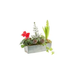 Centre de Table Zinc Titanium 25Cm