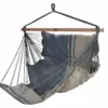 Chaise hamac coloris anthracite taupe certifié FSC® XXL Jobek Hamac Konfort - 225 x 130 cm