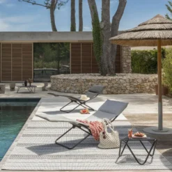 Chaise longue Bayanne Sunbrella Lafuma - 63 x 164 x 68 cm