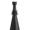Chandelier conique coloris noir en aluminium - 8 x 8 x 21,5 cm