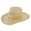 Chapeau de paille australien beige pour homme taille 59