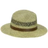Chapeau de paille camberra beige pour homme taille 58