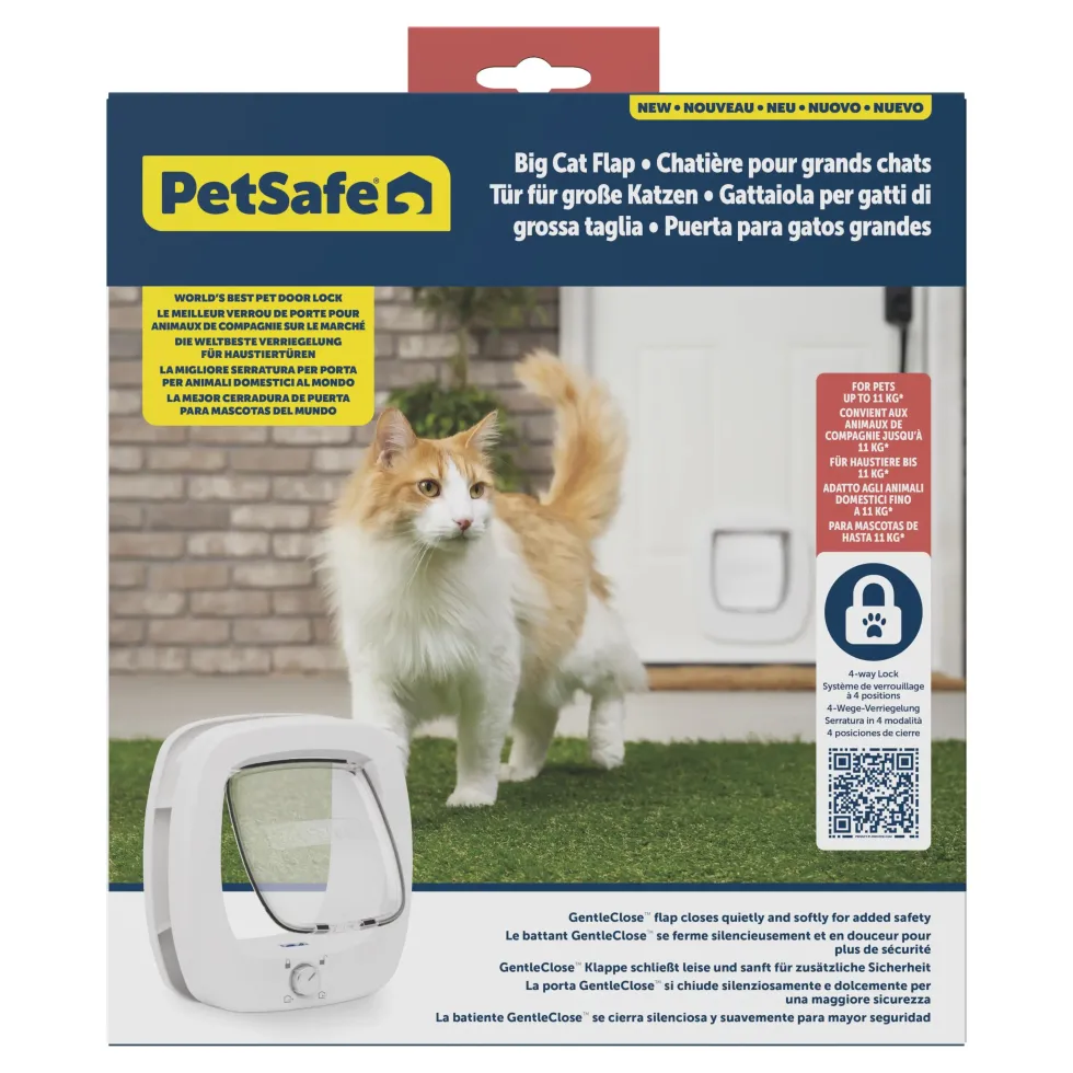 Chatière pour gros chat coloris blanc Petsafe 2.0