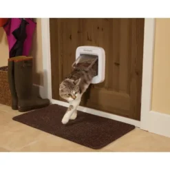 Chatière à puce électronique Petsafe blanc 22 x 23,9 cm
