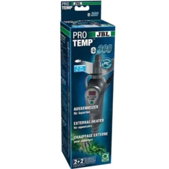Chauffage externe pour aquarium d’eau douce ou d'eau de mer coloris gris JBL ProTemp E300