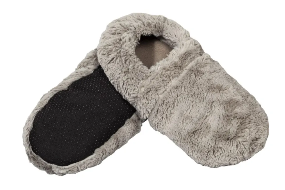Chaussons bouillote gris Artisan du Bien-être - 36/42