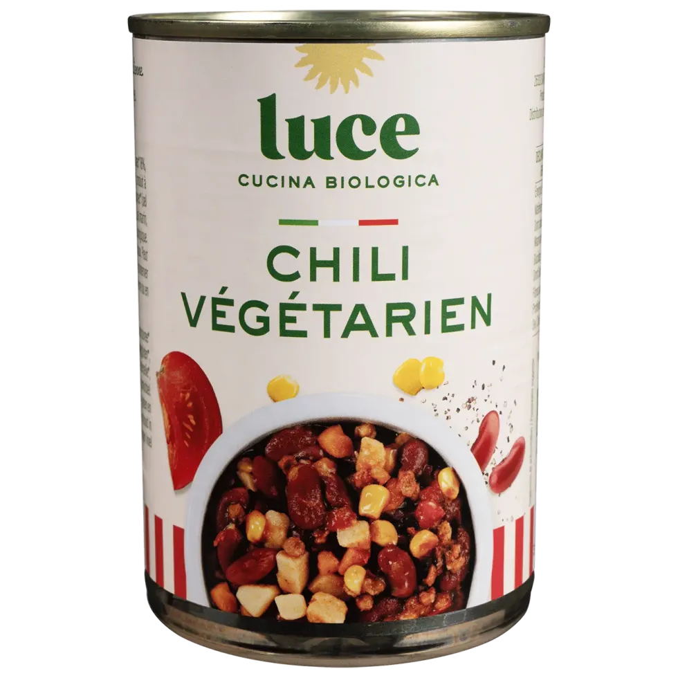 Chili sin carne végétarien bio Luce - 400 g