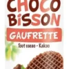 Choco bisson gaufrette tout cacao bio tube vertical Bisson - 240 g