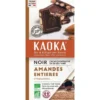 Chocolat noir aux amandes entières bio - 180 g