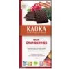 Chocolat noir 58% cranberries bio Kaoka - 100 g