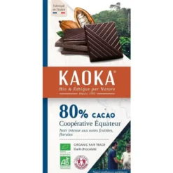 Chocolat noir 80% 100 g KAOKA