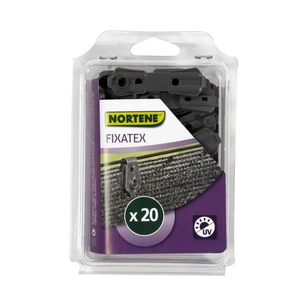 Clip de fixation Fixatex pour Natte gris 34x20 cm
