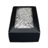 Coffret Berne en carton aspect croco noir Cav Service - 18 x 9 x 34 cm