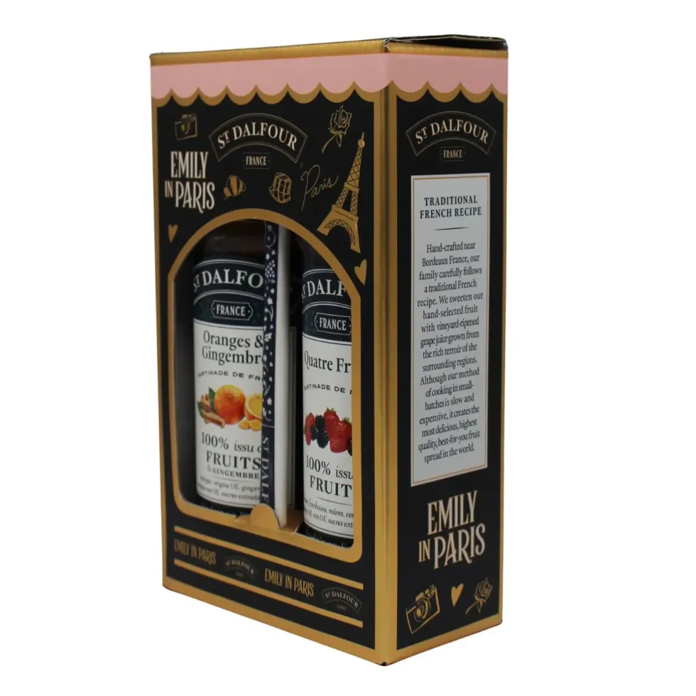 Coffret de 4 confitures Emily in Paris St Dalfour - 4 x 28 g