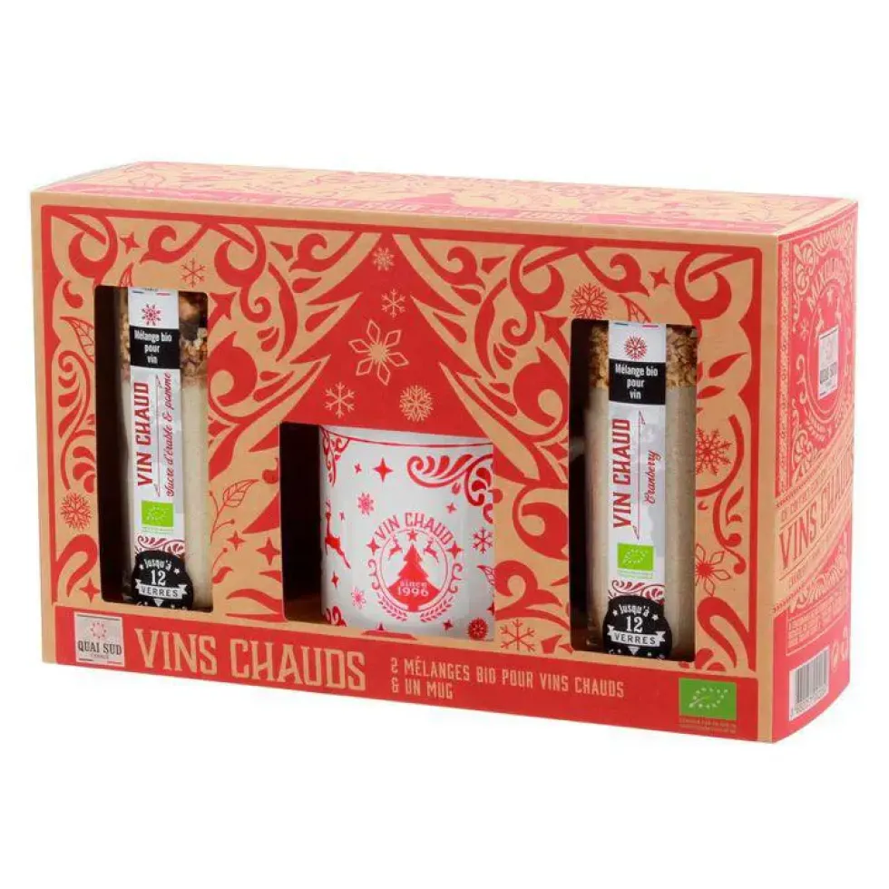 Coffret de préparation pour vin chaud avec mug Quai Sud - 285 g
