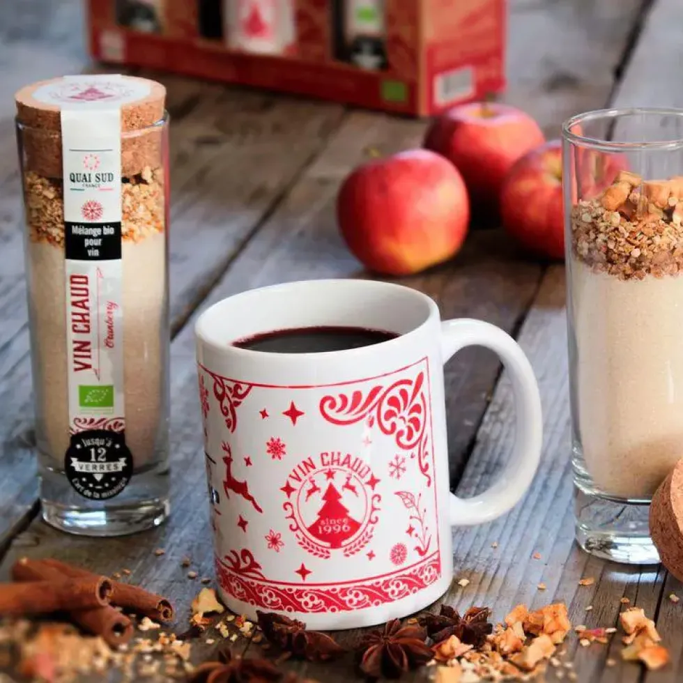 Coffret de préparation pour vin chaud avec mug Quai Sud - 285 g