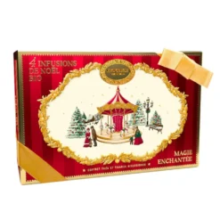 Coffret de thés et de tisanes bio carrousel Provence d'Antan - 24 sachets