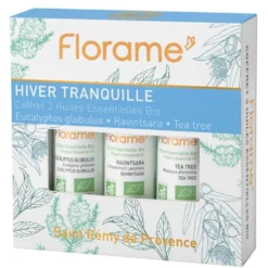 Coffret Hiver Tranquille flacons 3 x 10 ml bleu