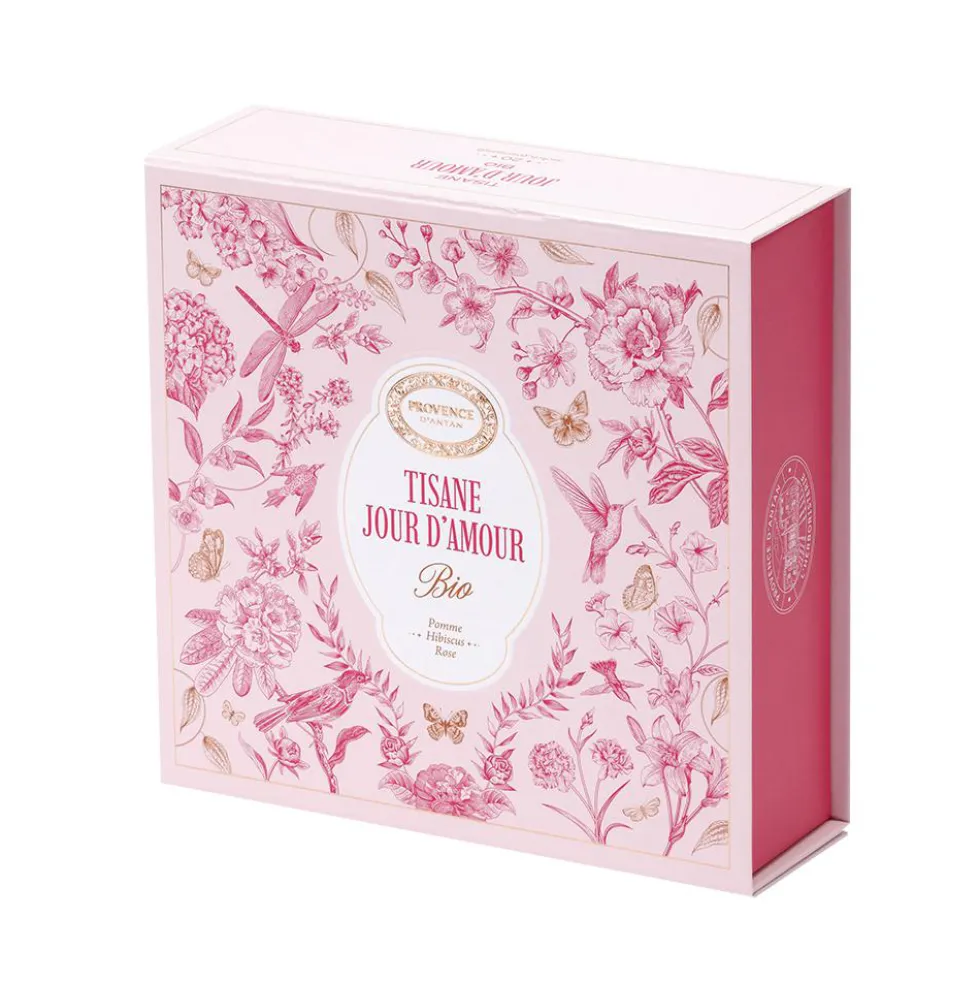 Coffret infusion jour d'amour bio Provence d'Antan - 20 sachets