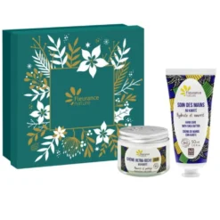 Coffret soin bio au karité pour visage et mains Fleurance - 100 ml