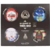 Coffret 4 thés de la journée bio et cuillère filtre à thé en métal Terre d'Oc - 373 g