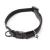 Collier en nylon pour chat Flash noir