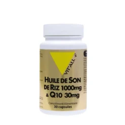 Complexe d’huile de son de riz et de Q10 en boite de 1000 mg