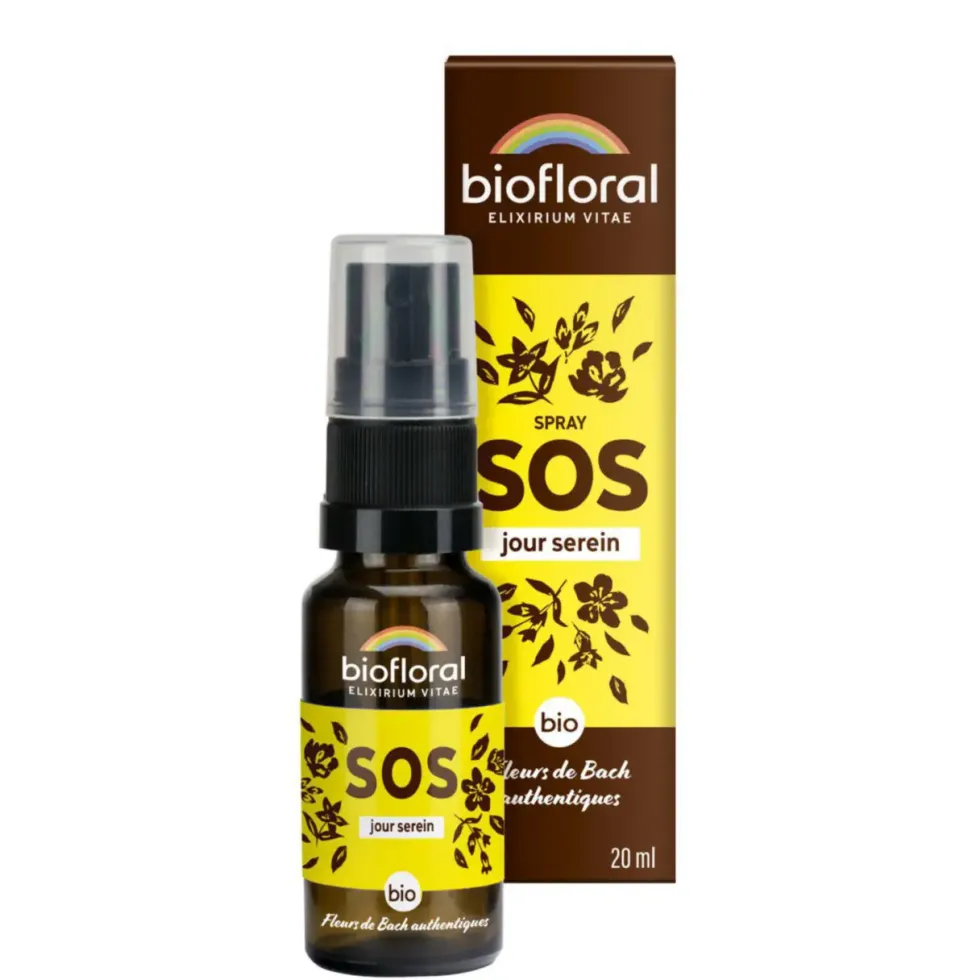 Complexe remède de secours Biofloral en spray de 20 ml
