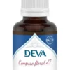 Complément alimentaire composé floral lâcher-prise bio sans alcool Deva - flacon compte-goutte 30 ml