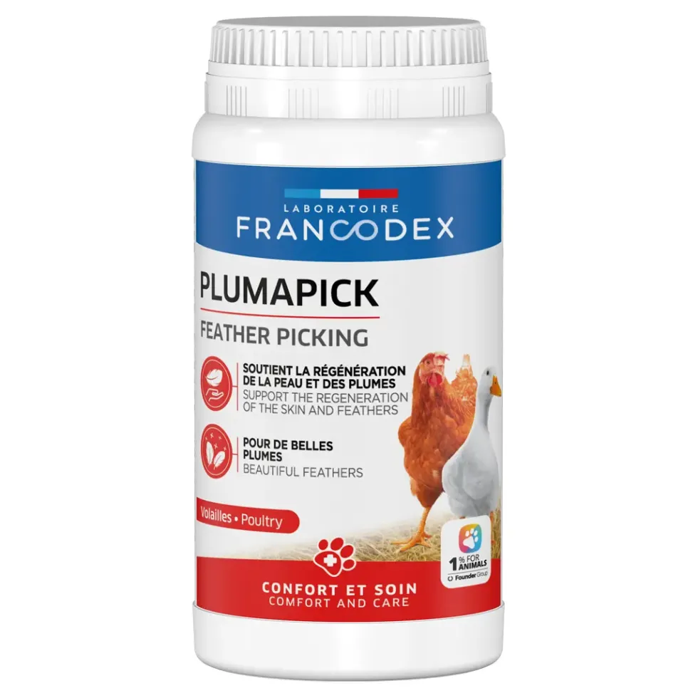 Complément alimentaire Pluma-pick pour volaille en pot de 250 g