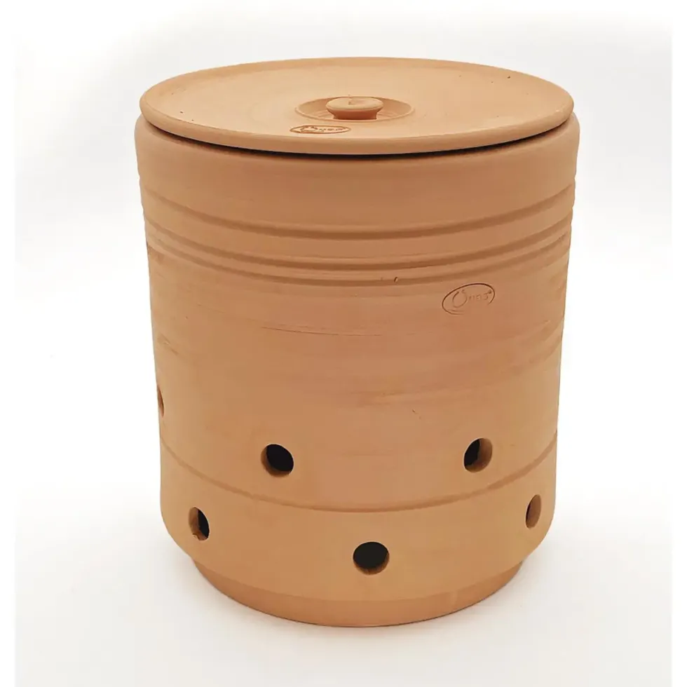 Composteur d'extérieur coloris beige Oyas - Taille L 8 litres