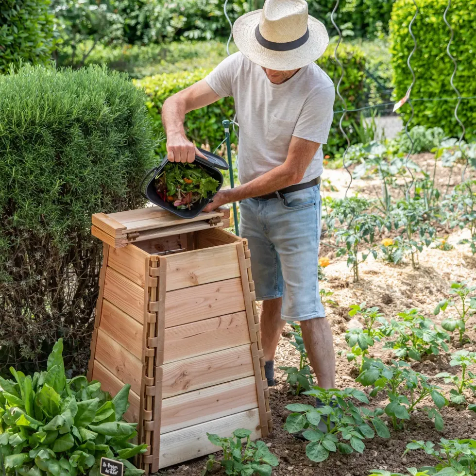 Composteur en bois botanic® - 250 L