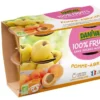4 compotes de pommes et d'abricots Danival - 4 x 100 g