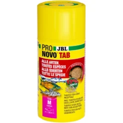 Comprimés alimentaires pour poissons d'aquarium JBL Pronovo Tab M - 100 ml