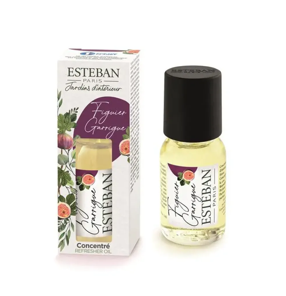 Concentré de parfum en flacon compte-goutte Figuier Garrigue Esteban - 15 ml