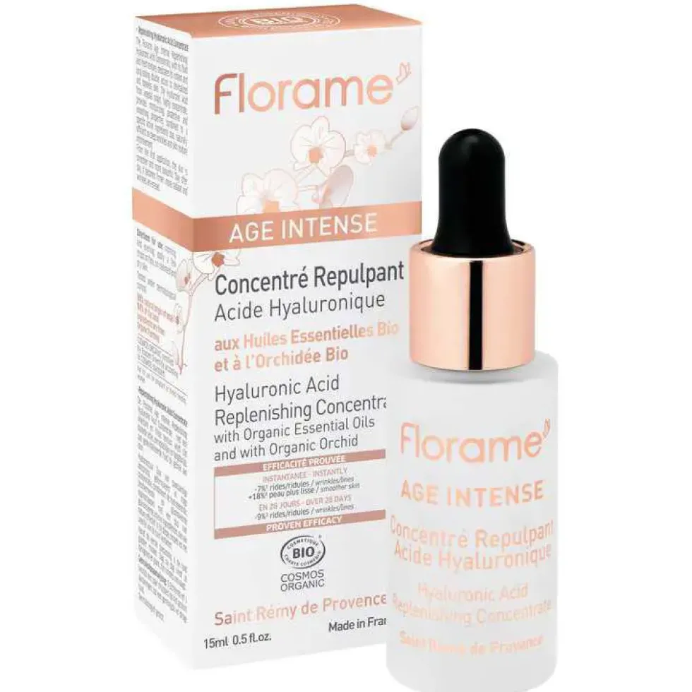 Concentré Repulpant Acide Hyaluronique Âge Intense flacon 15 ml blanc