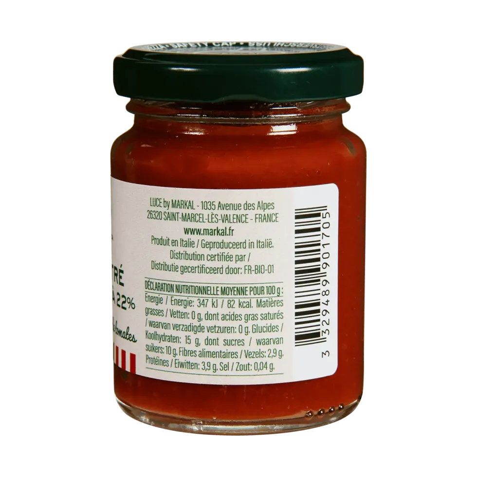 Concentré tomate 22% bio Markal - 100 g
