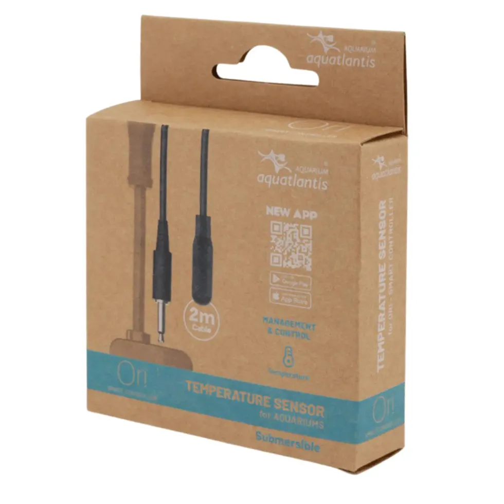 Contrôleur intelligent pour aquarium coloris noir sonde température Aquatlantis ORI