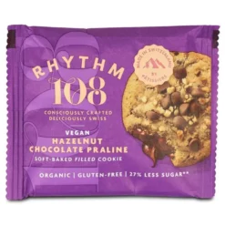 Cookie bio coeur choco noisette Rythm 108 - 50 g