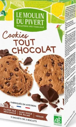 Cookies bio tout chocolat 175 g