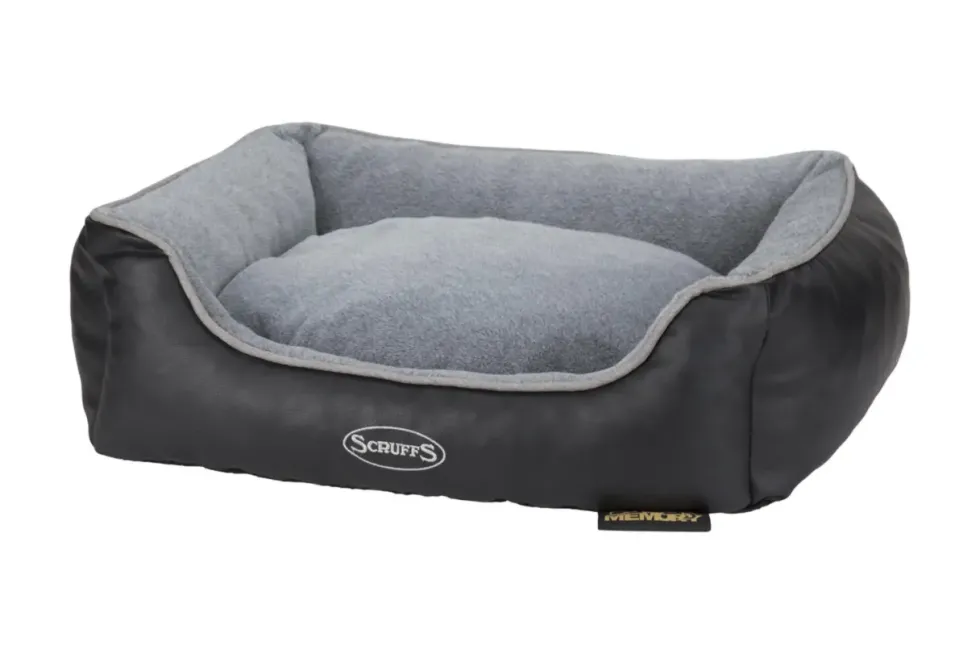 Corbeille à mémoire de forme pour chien et chat Château Scruffs – Taille S