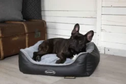 Corbeille à mémoire de forme pour chien et chat Château Scruffs – Taille S