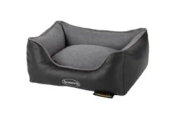 Corbeille à mémoire de forme pour chien gris Hilton Scruffs – Taille S