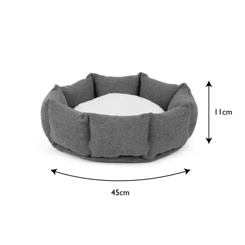 Corbeille pour chat en tissu beige Scruffs Eco Eden - 45 cm