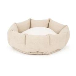 Corbeille pour chat en tissu vert Scruffs Eco Eden - 45 cm