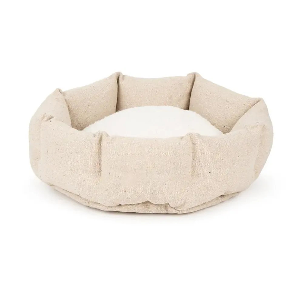 Corbeille pour chat en tissu vert Scruffs Eco Eden - 45 cm