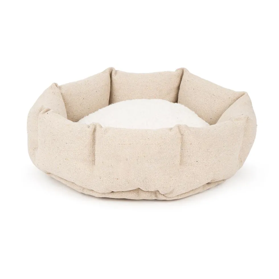 Corbeille pour chat en tissu vert Scruffs Eco Eden - 45 cm