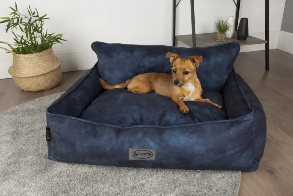 Corbeille pour chien bleu Kensington Scruffs – Taille M